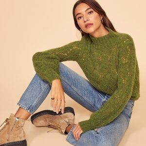 Reformation Lexi in Green size XS NWT